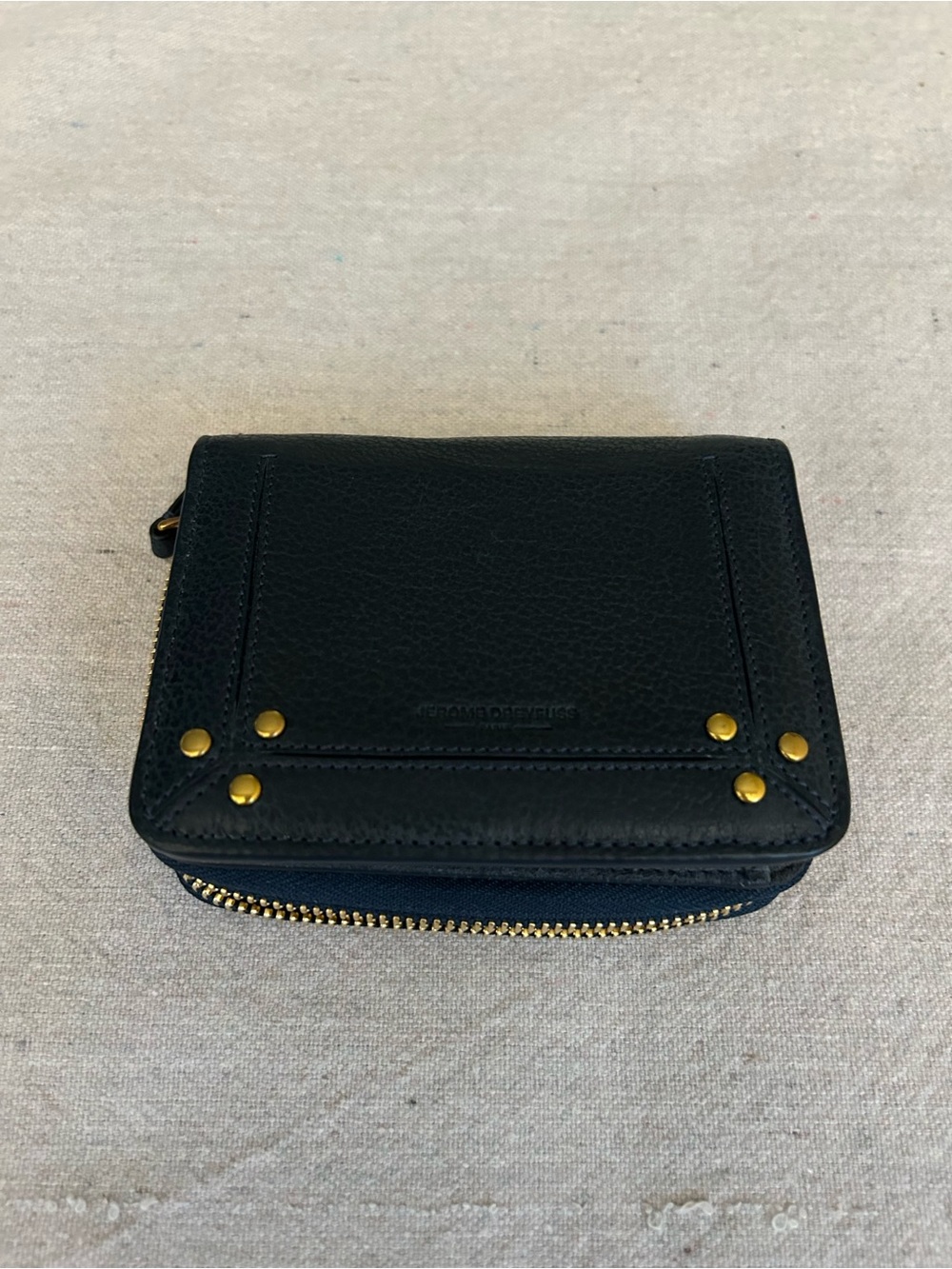Jerome Dreyfuss André Bubble Night Blue Lambskin Wallet - Picture 5 of 10